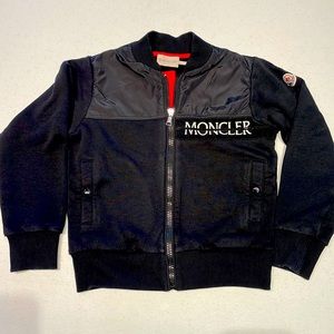 Moncler zip up sweat shirt